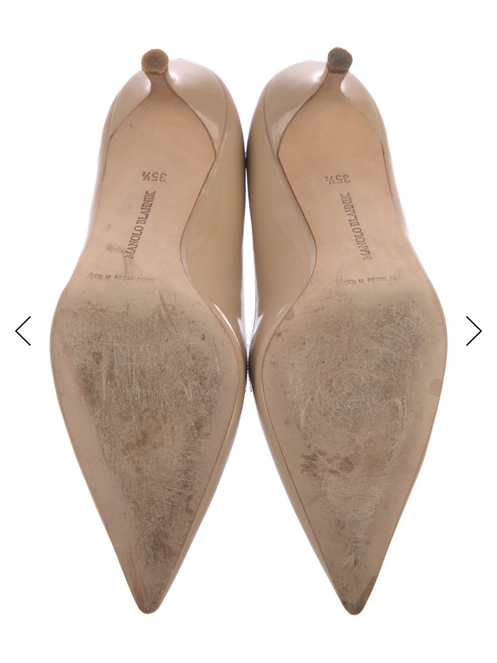 Manolo Blahnik Patent Leather Pumps - 35.5 - Picture 5 of 5